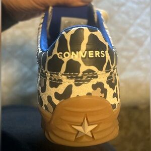 Converse Sneakers - Black and White Animal Print